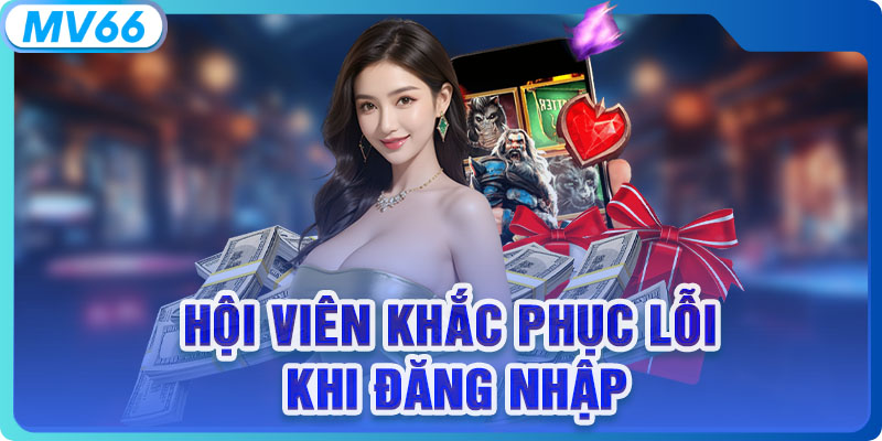 Hội viên khắc phục lỗi khi đăng nhập
